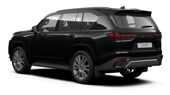 Rear view of the Lexus LX