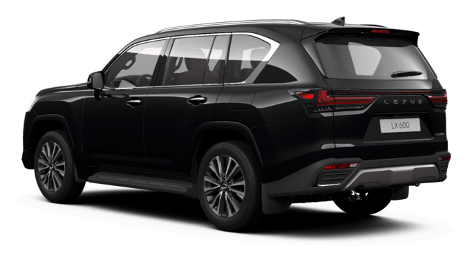 Rear view of the Lexus LX